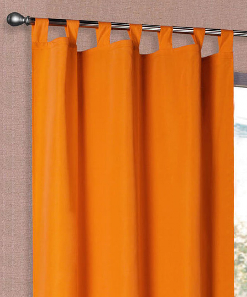 Vorhang blickdicht Schlaufenschal aus Microsatin